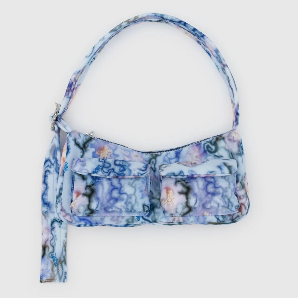 BAGGU x Collina Strada Cargo Shoulder Bag - Blue Thorns